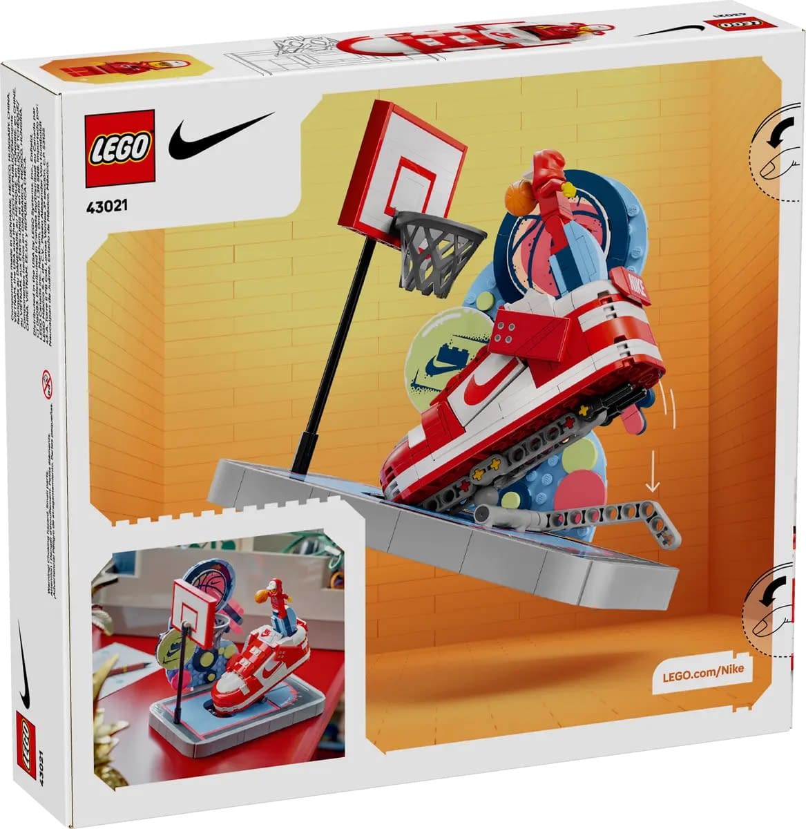 LEGO Play Streetball with New Nike Collaboration Dunk Trickshot Set
