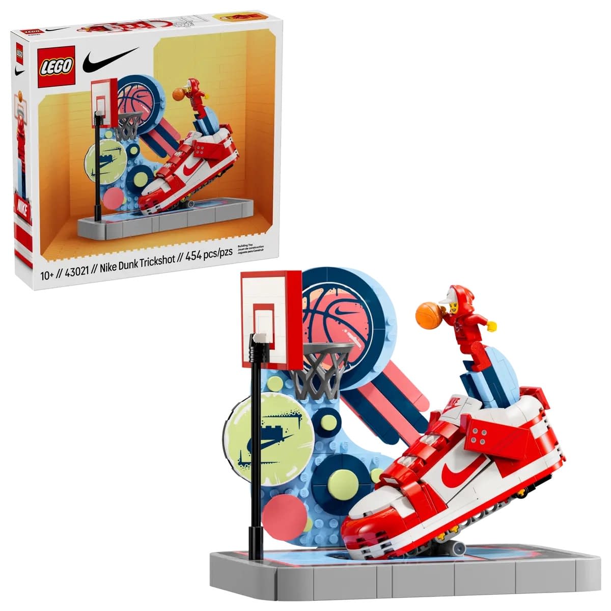 LEGO Play Streetball with New Nike Collaboration Dunk Trickshot Set