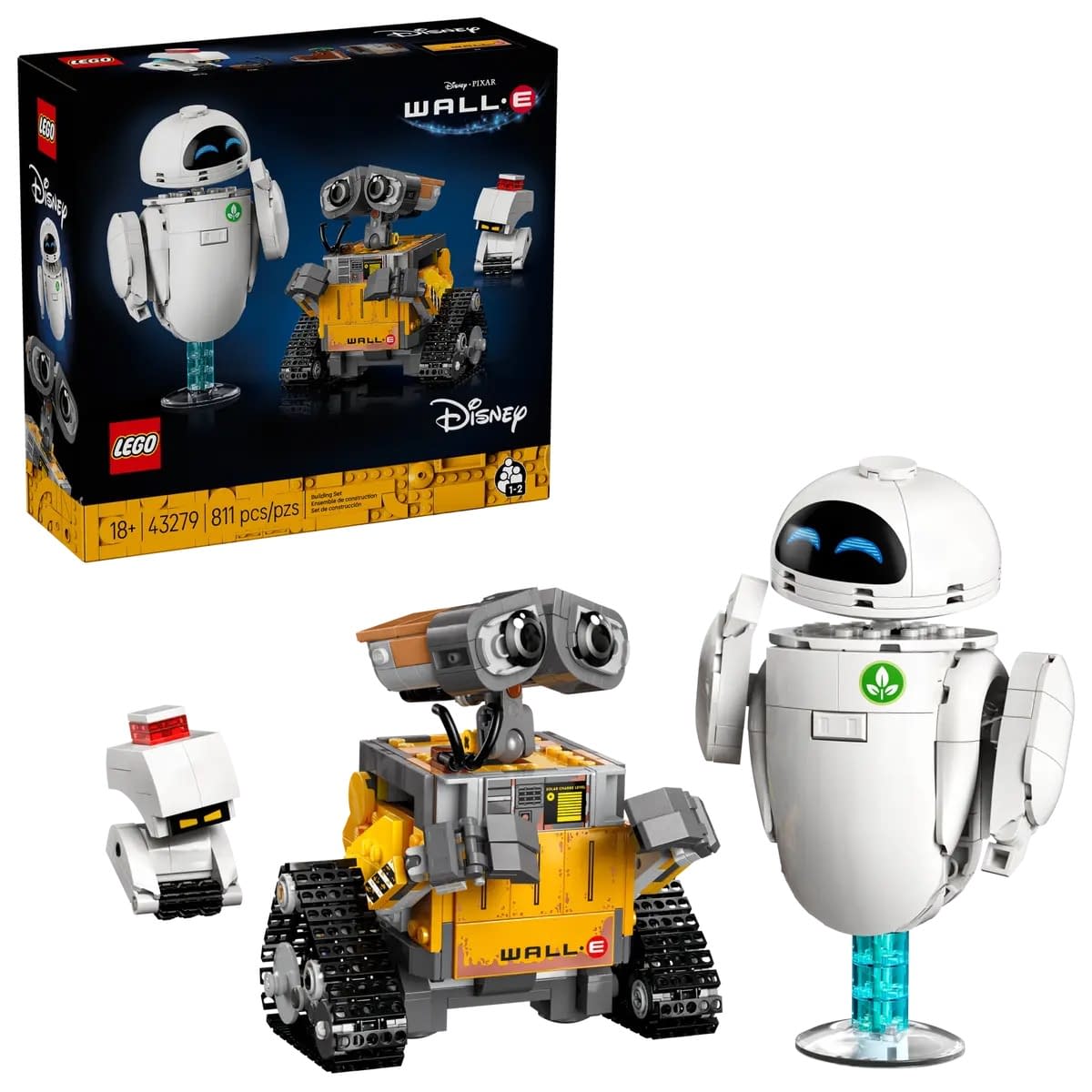 LEGO Travels to the Future with New WALL-E and EVE Disney Set 