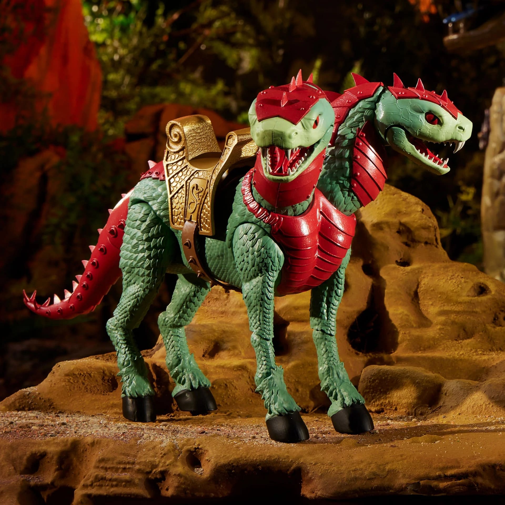 Mattel Debuts Masters of the Universe Origins Snake Lair Crowdfund