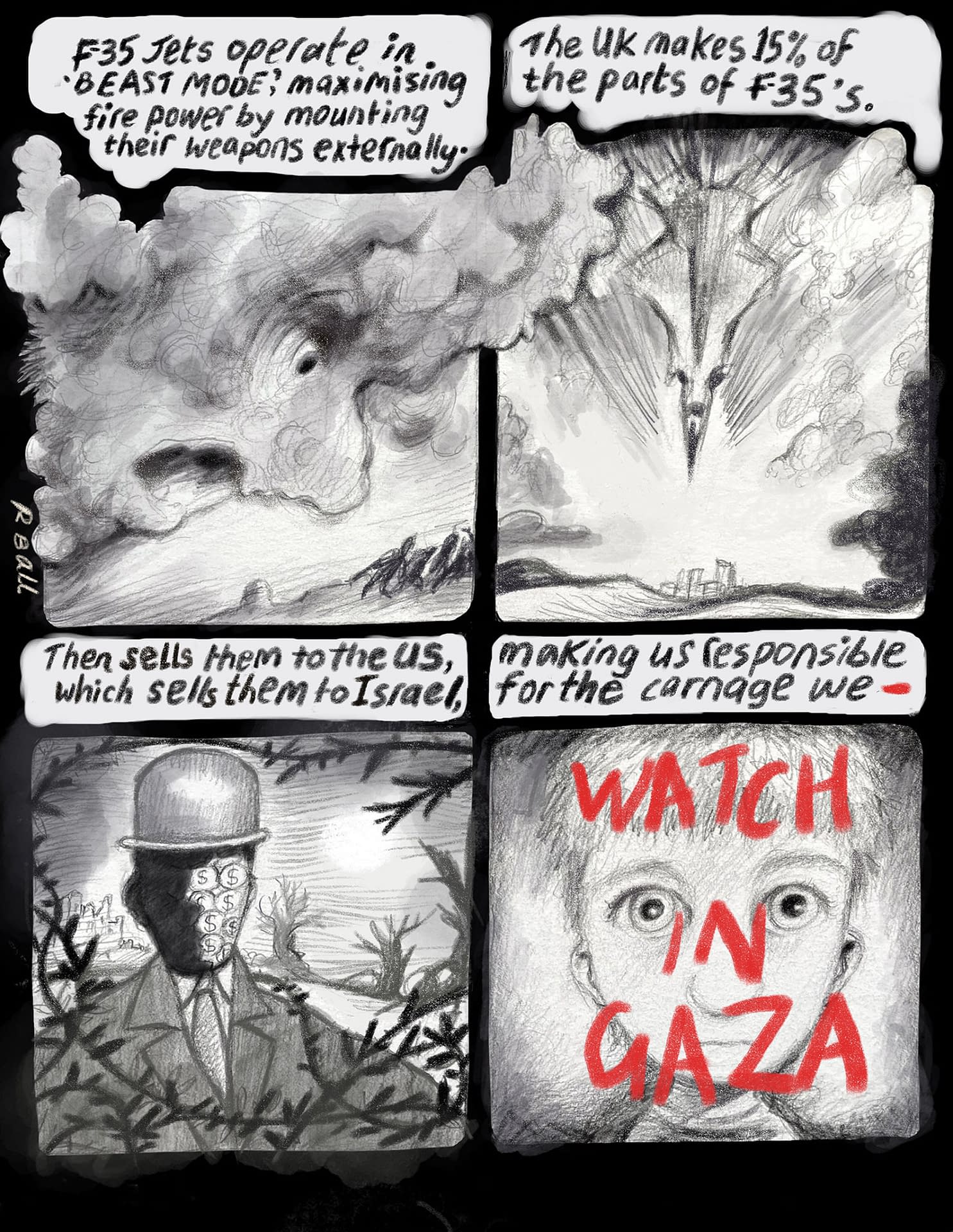 Cartoonists For Gaza Unite To Confront Genocide #cartoonistsforg4za
