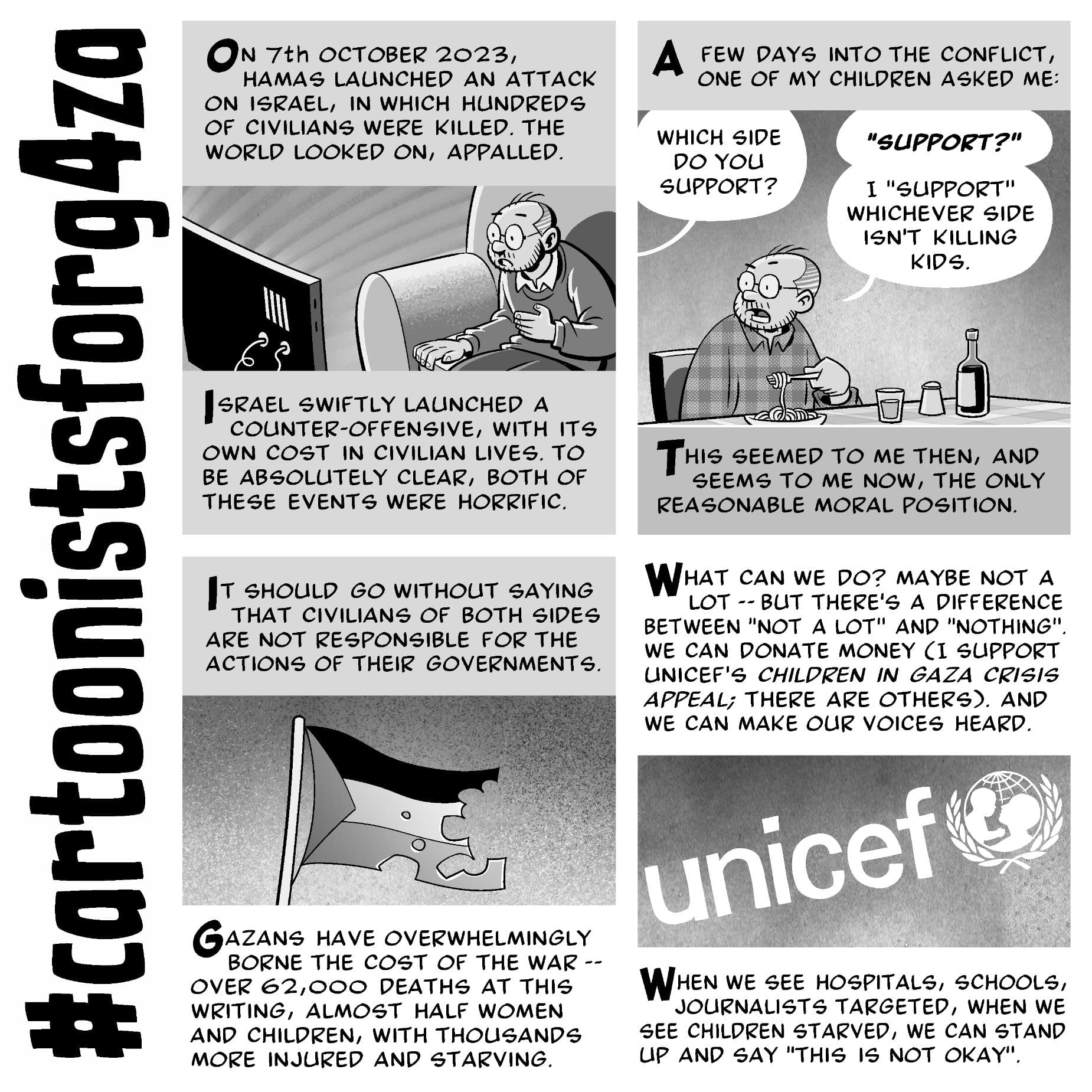 Cartoonists For Gaza Unite To Confront Genocide #cartoonistsforg4za