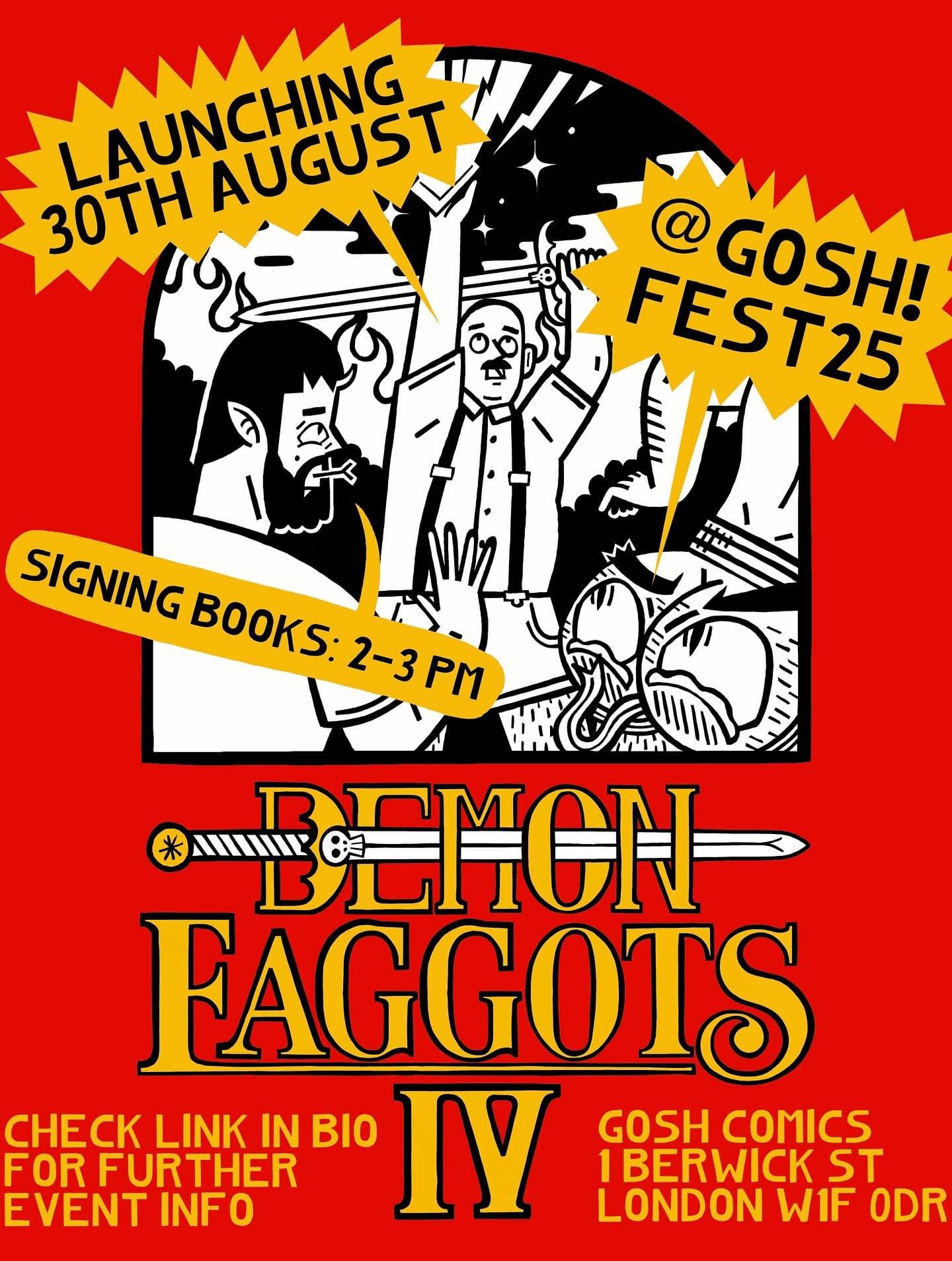 Tomorrow Is GoshFest, Soho London's Small Press Comics Festival