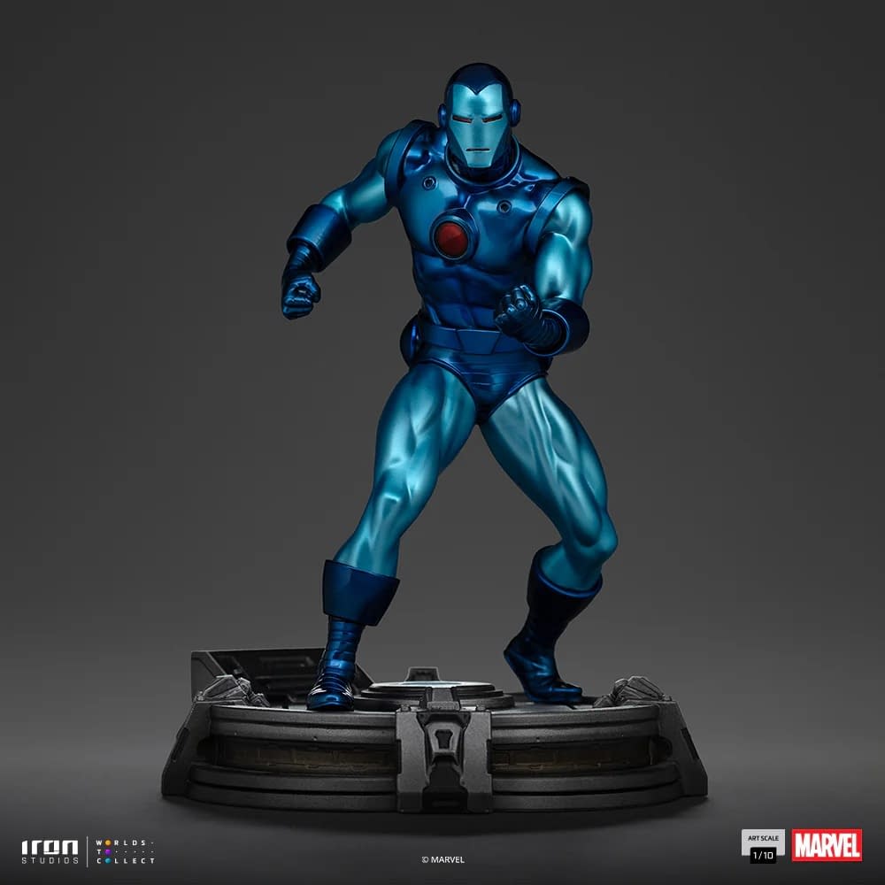 Limited Edition Stealth Suit Iron Man Statue Arrives from Iron Studios