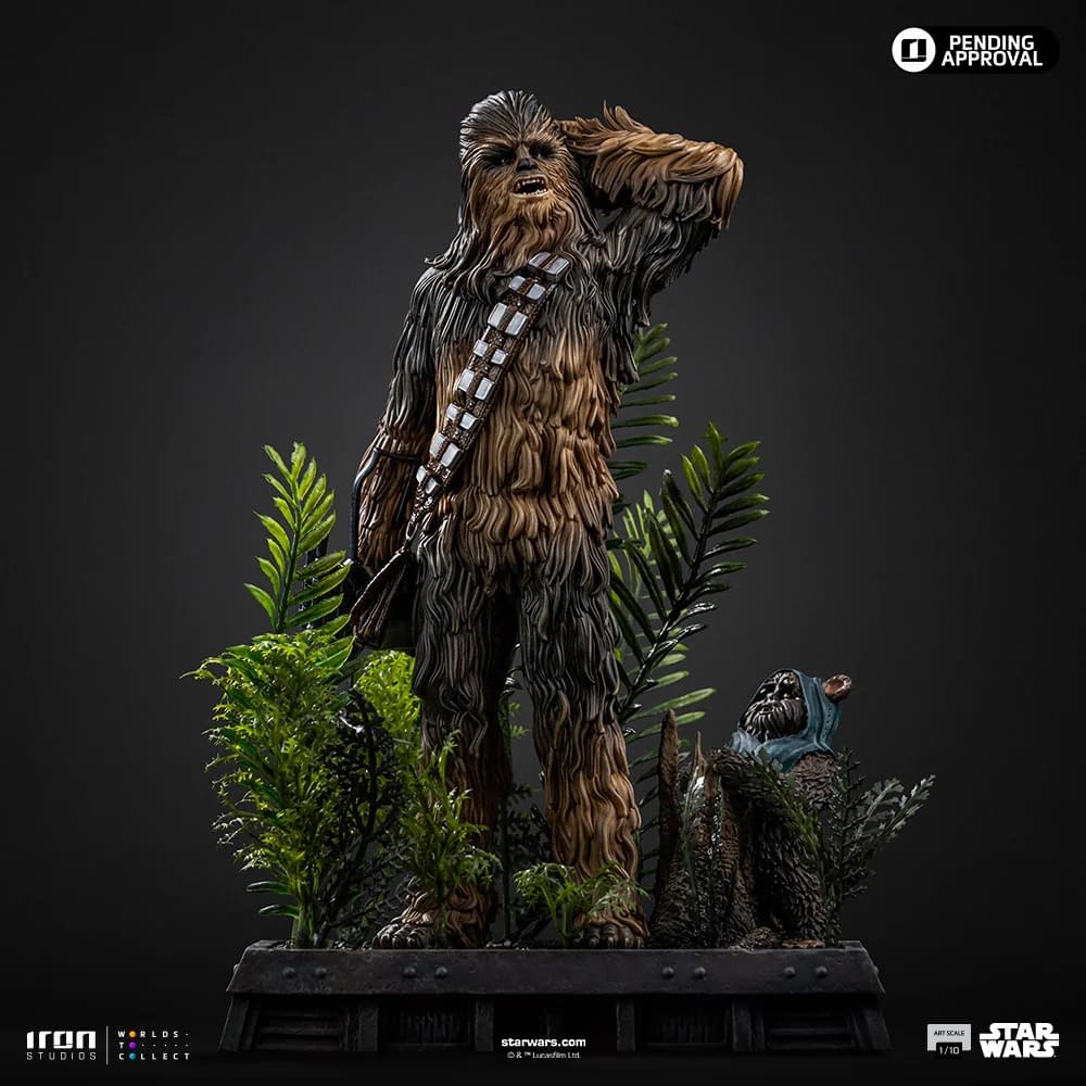 Return to Endor with Iron Studios New Star Wars Chewbacca Statue