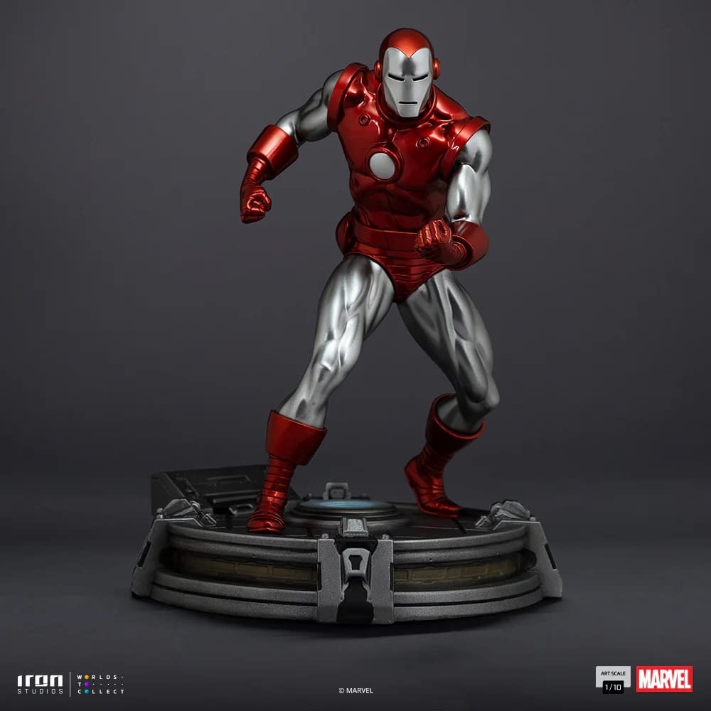 Iron Studios Reveals Limited Iron Man Silver Centurion Statue 