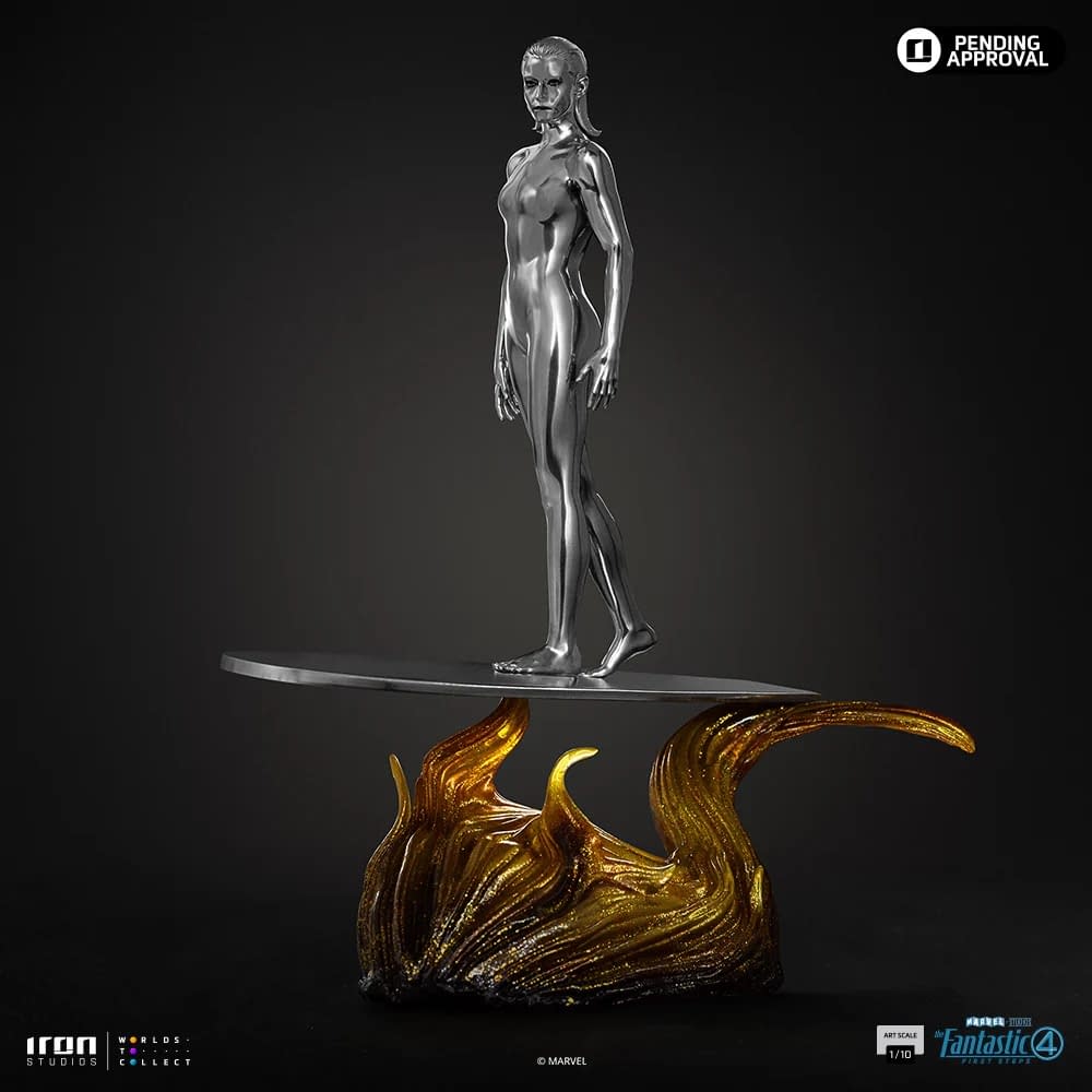 New The Fantastic Four: First Steps Silver Surfer Statue Coming Soon 
