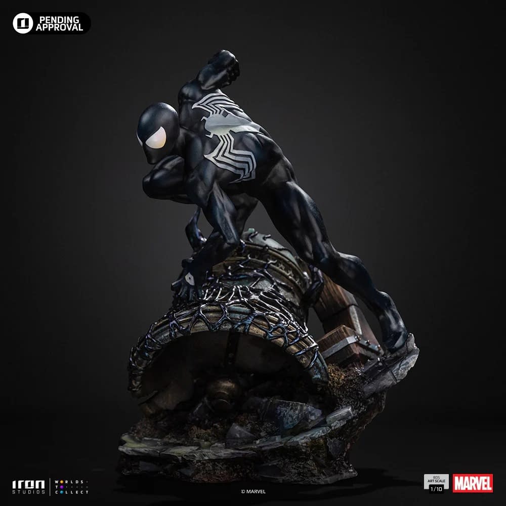 Symbiote Spider-Man Crashes the Party with New Iron Studio Statue 