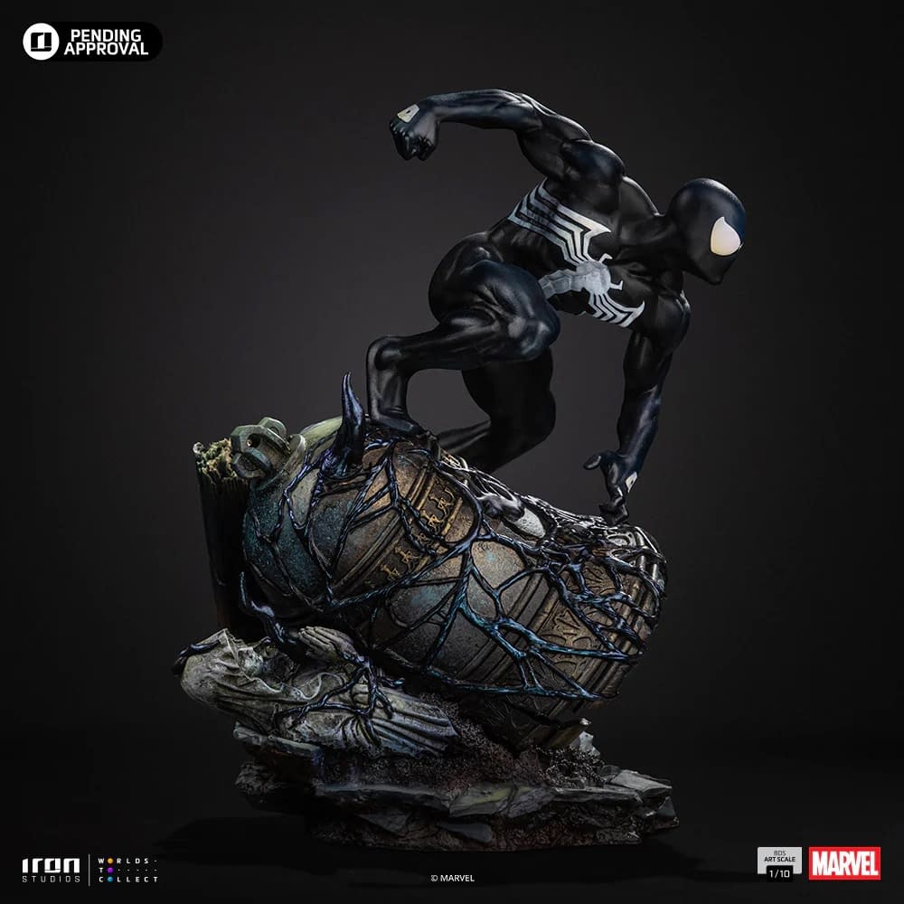 Symbiote Spider-Man Crashes the Party with New Iron Studio Statue 