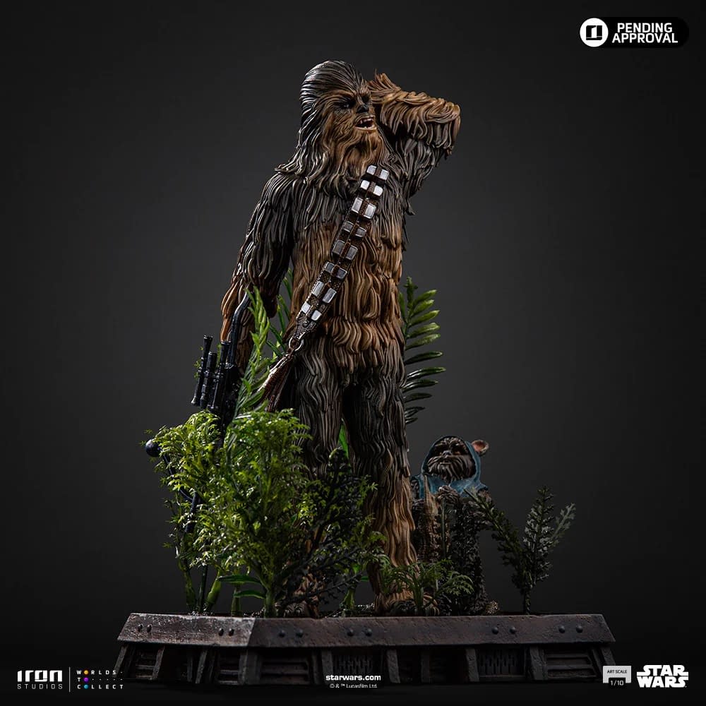 Return to Endor with Iron Studios New Star Wars Chewbacca Statue