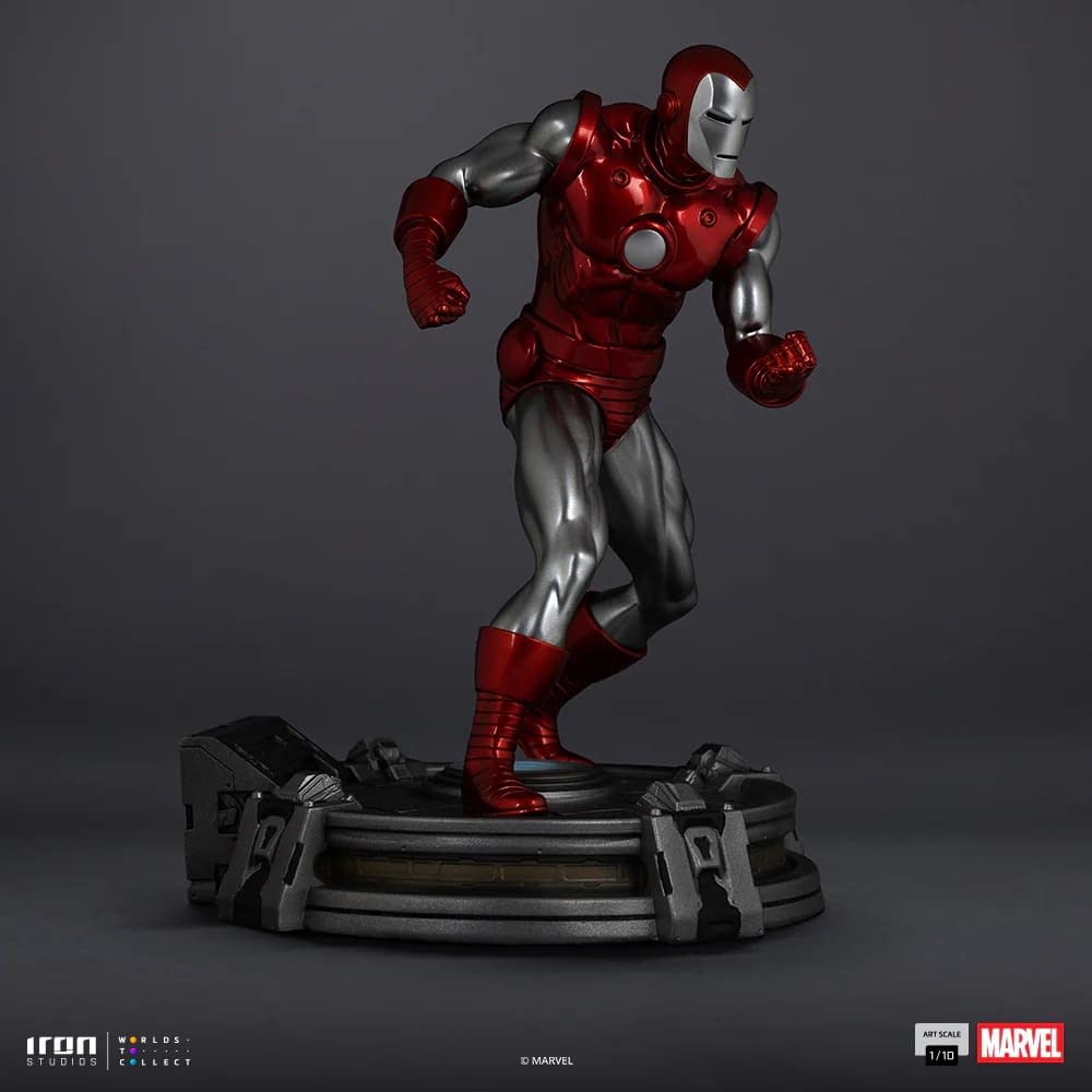 Iron Studios Reveals Limited Iron Man Silver Centurion Statue 