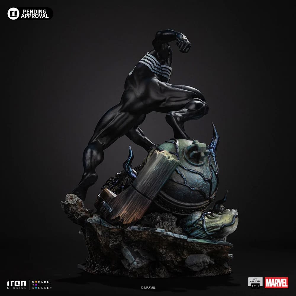 Symbiote Spider-Man Crashes the Party with New Iron Studio Statue 