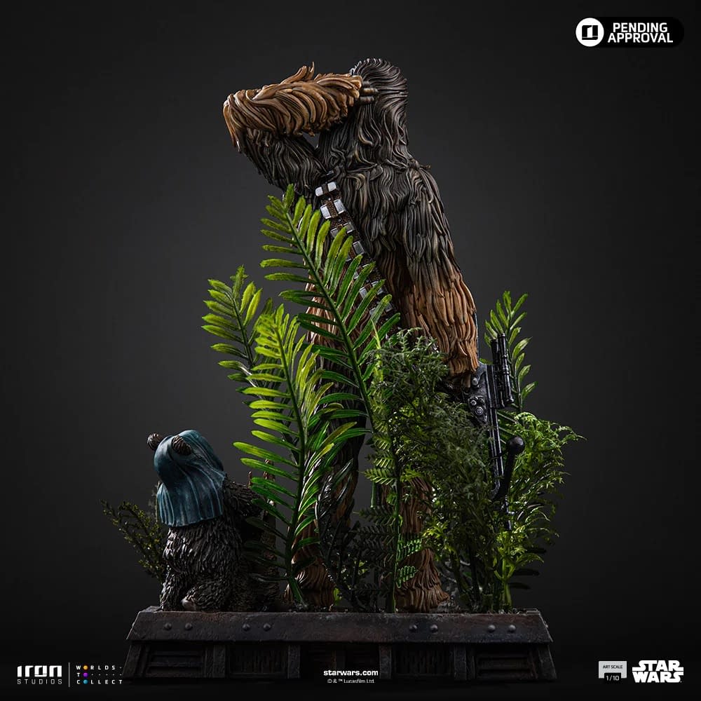 Return to Endor with Iron Studios New Star Wars Chewbacca Statue