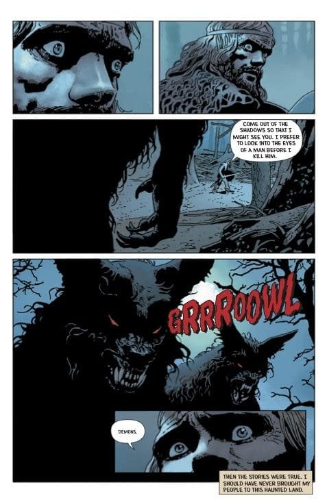 Interior preview page from Viking Moon #1
