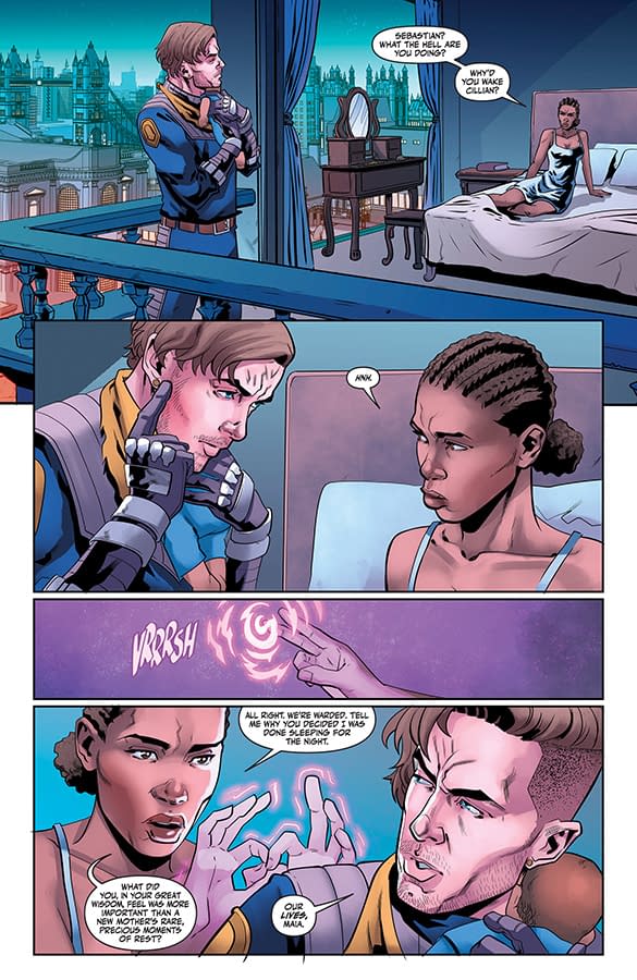 Interior preview page from Cold Witch: A Tale of the Shrouded College #5