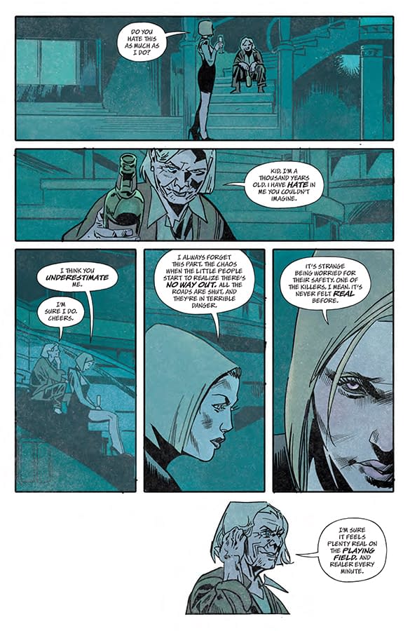 Interior preview page from Exquisite Corpses #5