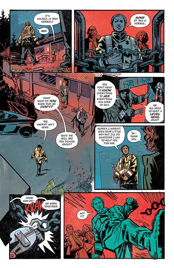 Interior preview page from Exquisite Corpses #5