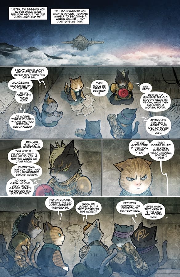 Interior preview page from Monstress #60