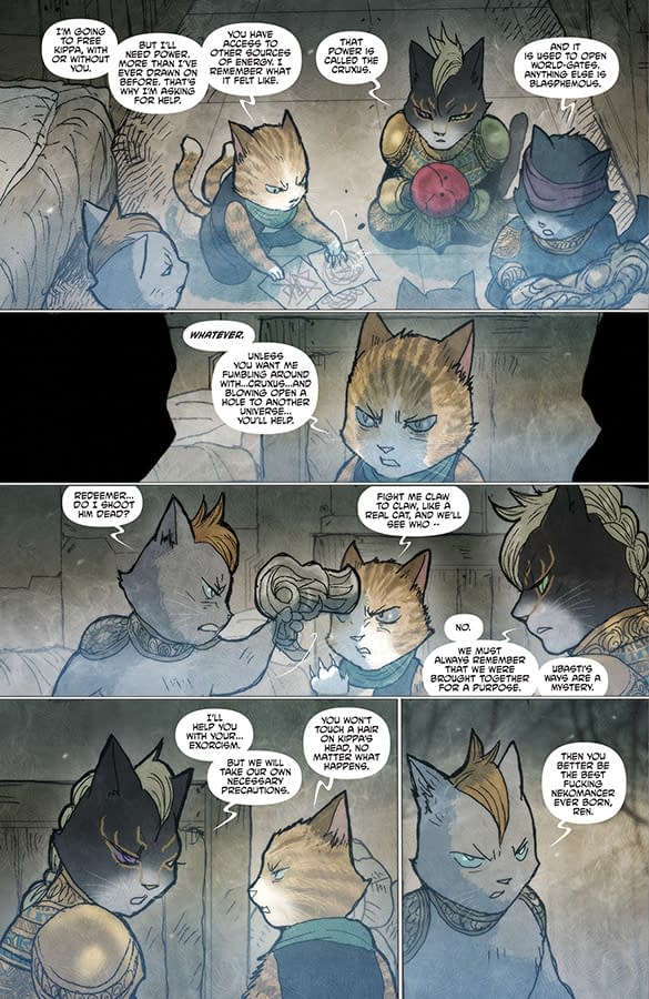 Interior preview page from Monstress #60