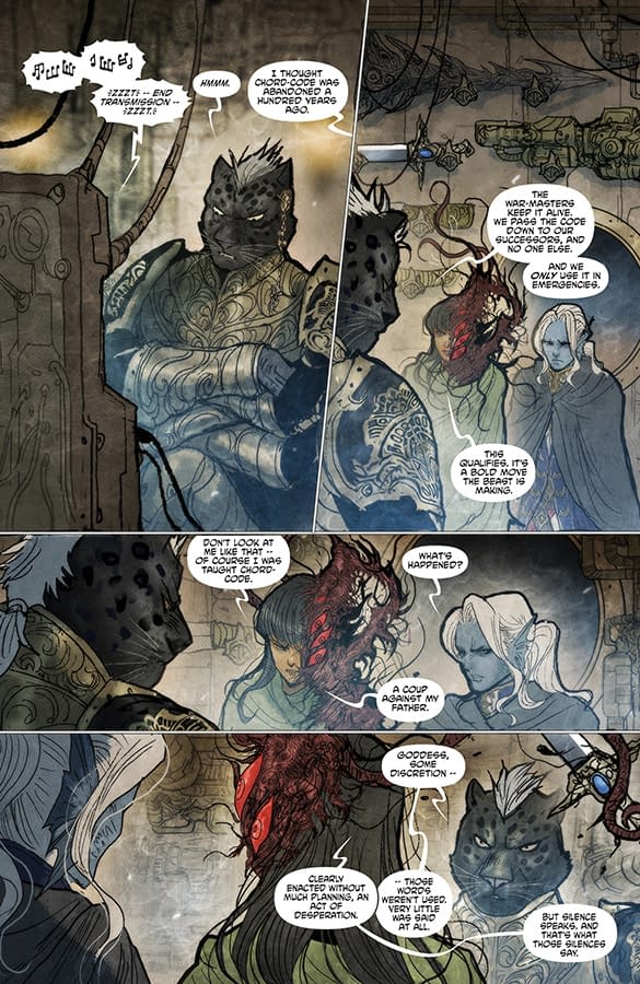 Interior preview page from Monstress #60