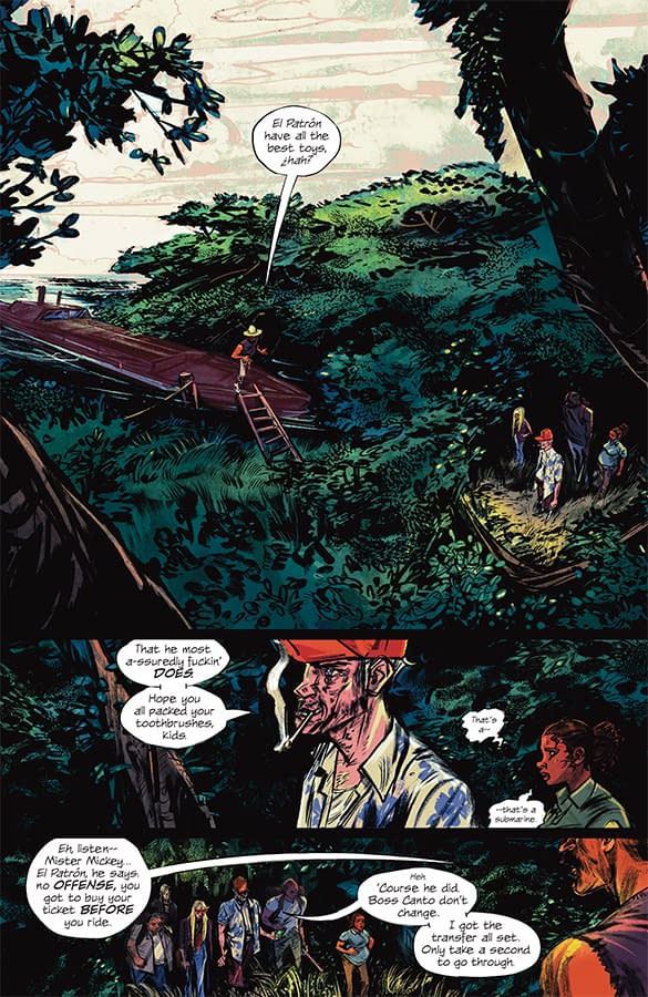 Interior preview page from The Voice Said Kill #3