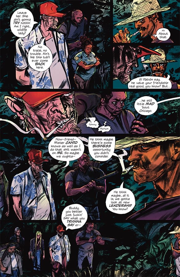 Interior preview page from The Voice Said Kill #3