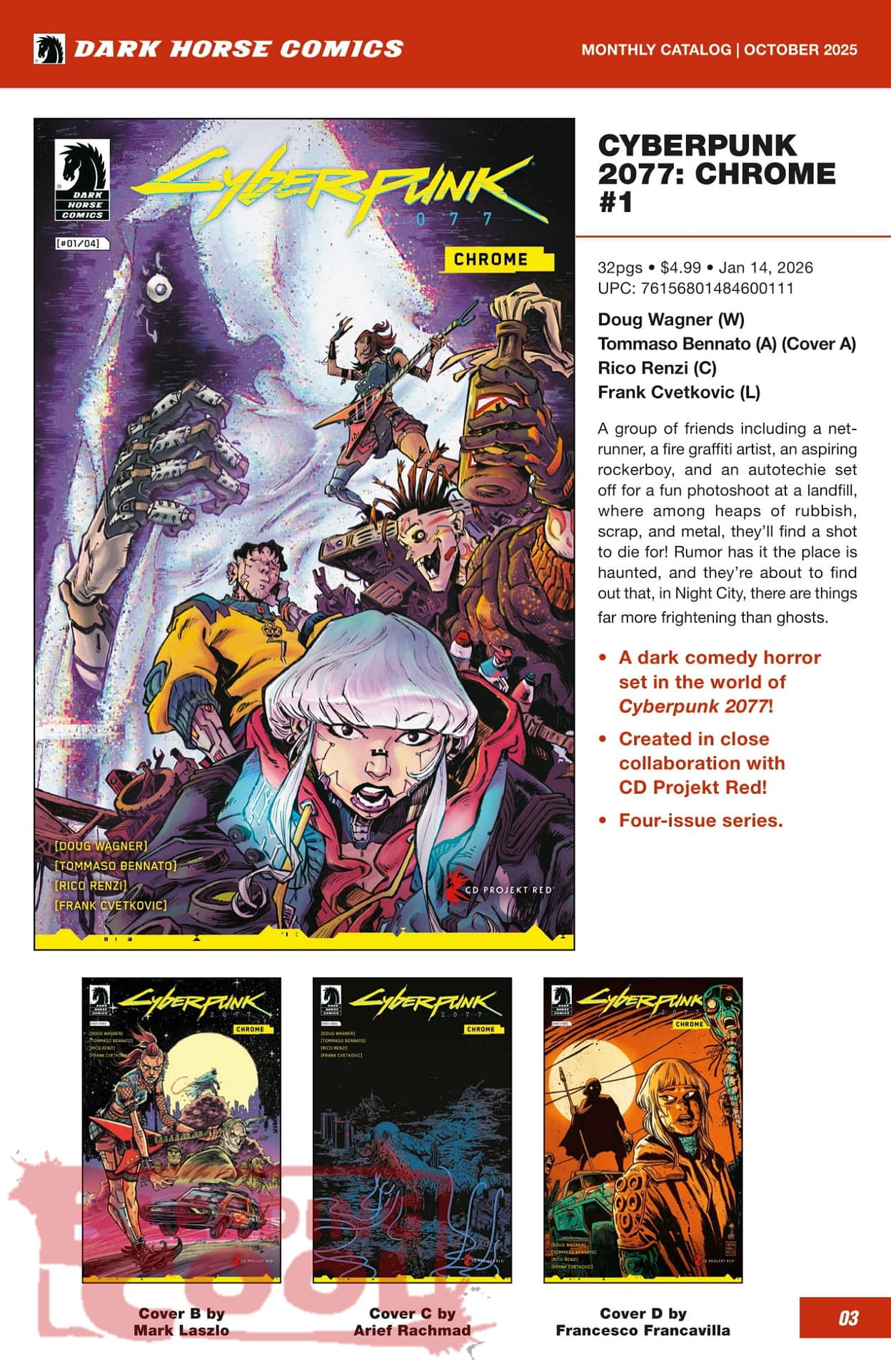 Dark Horse Comics December 2025 Solicits