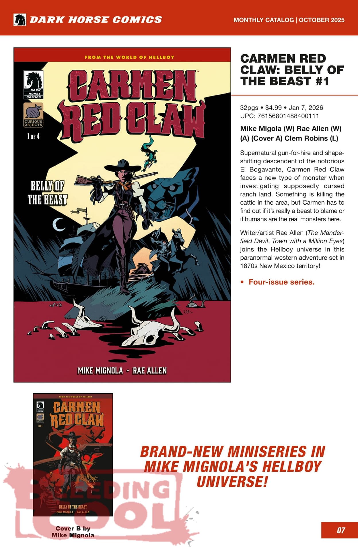 Dark Horse Comics December 2025 Solicits