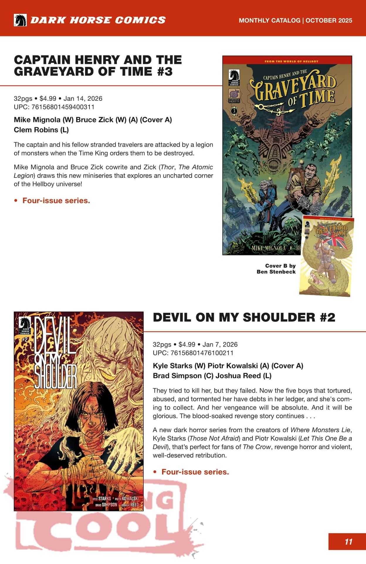 Dark Horse Comics December 2025 Solicits