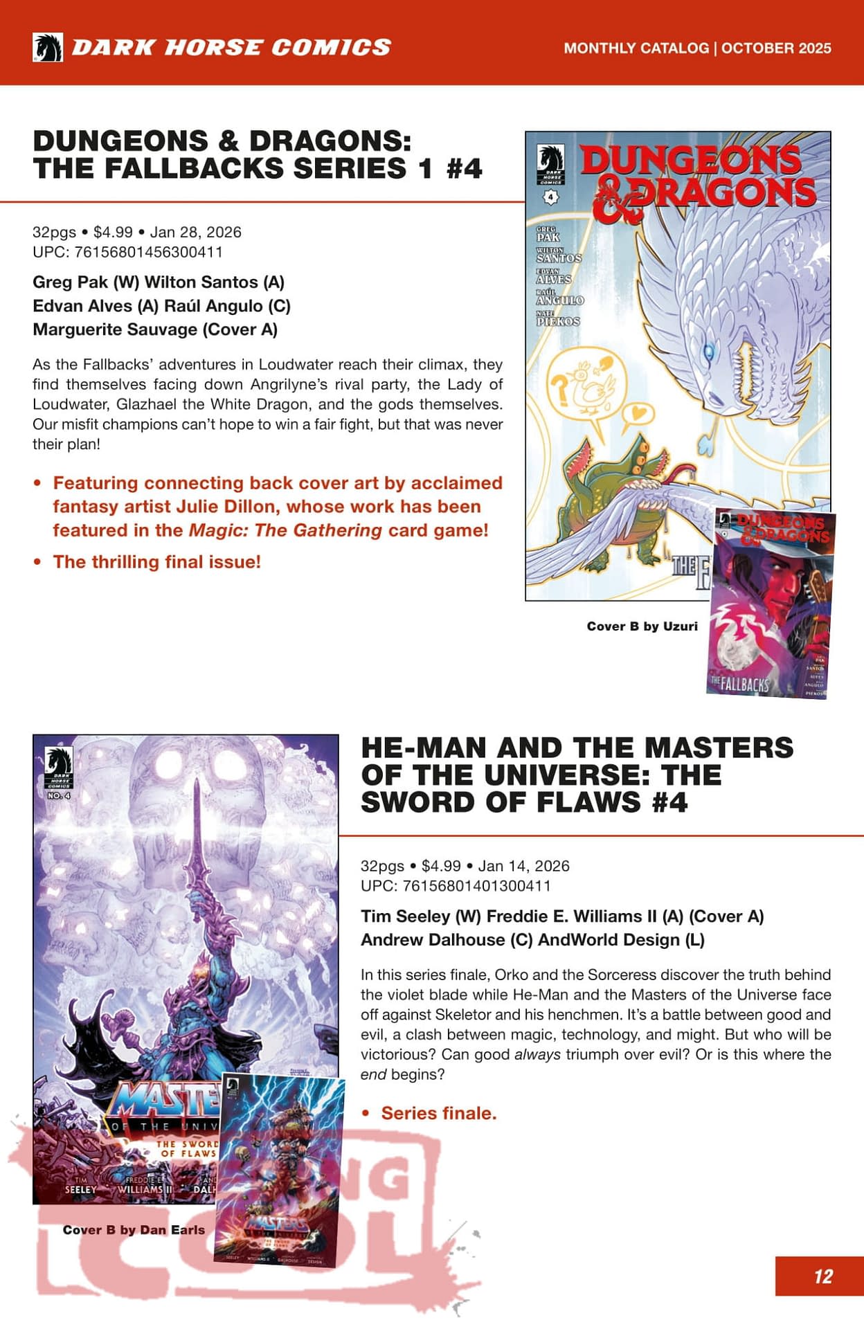 Dark Horse Comics December 2025 Solicits