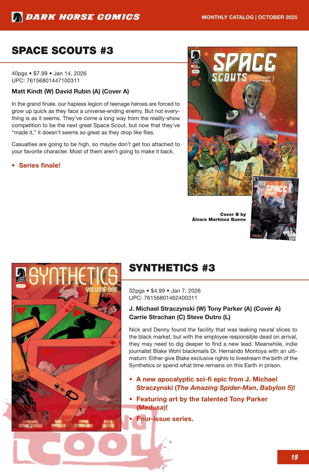 Dark Horse Comics December 2025 Solicits