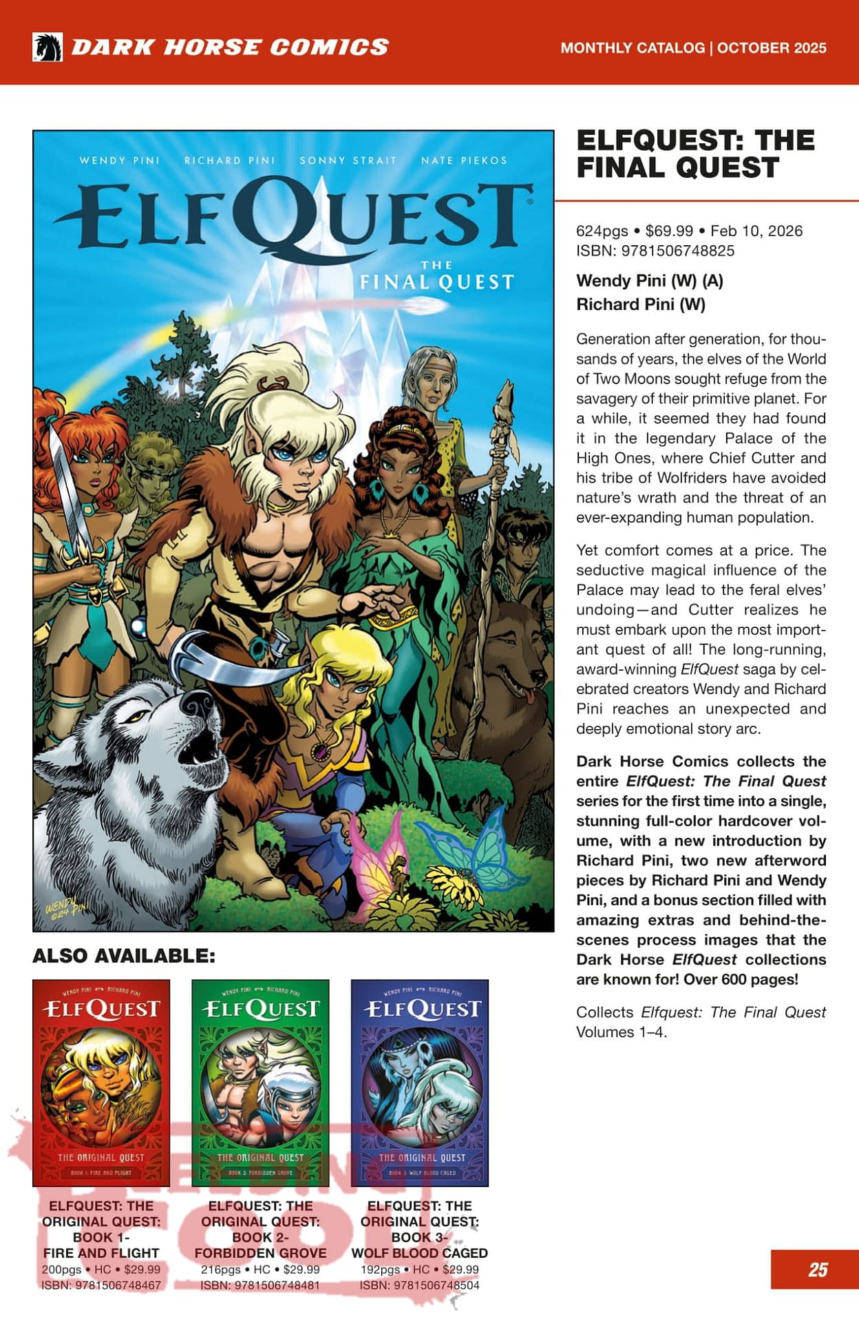 Dark Horse Comics December 2025 Solicits