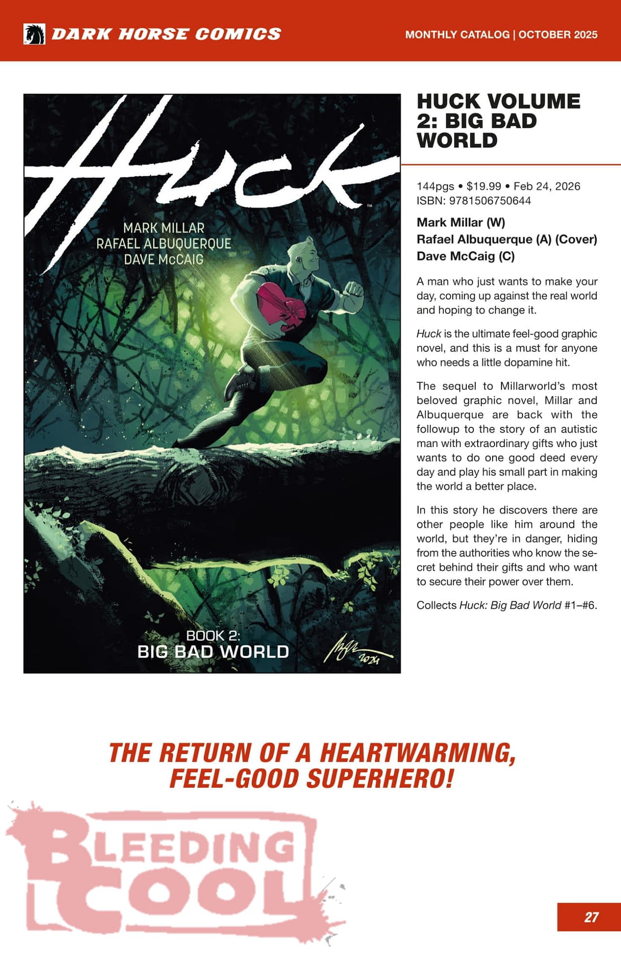 Dark Horse Comics December 2025 Solicits