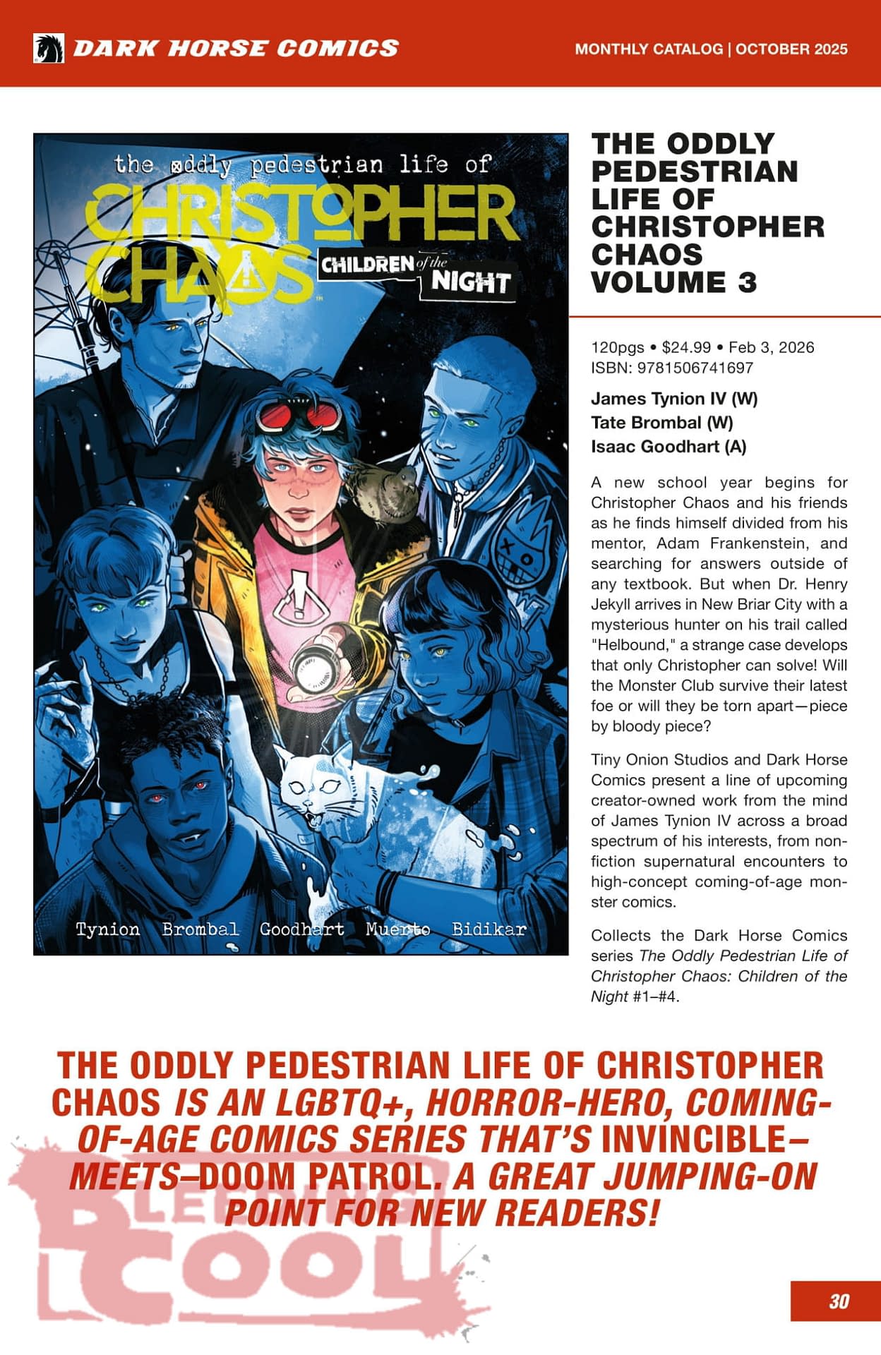 Dark Horse Comics December 2025 Solicits