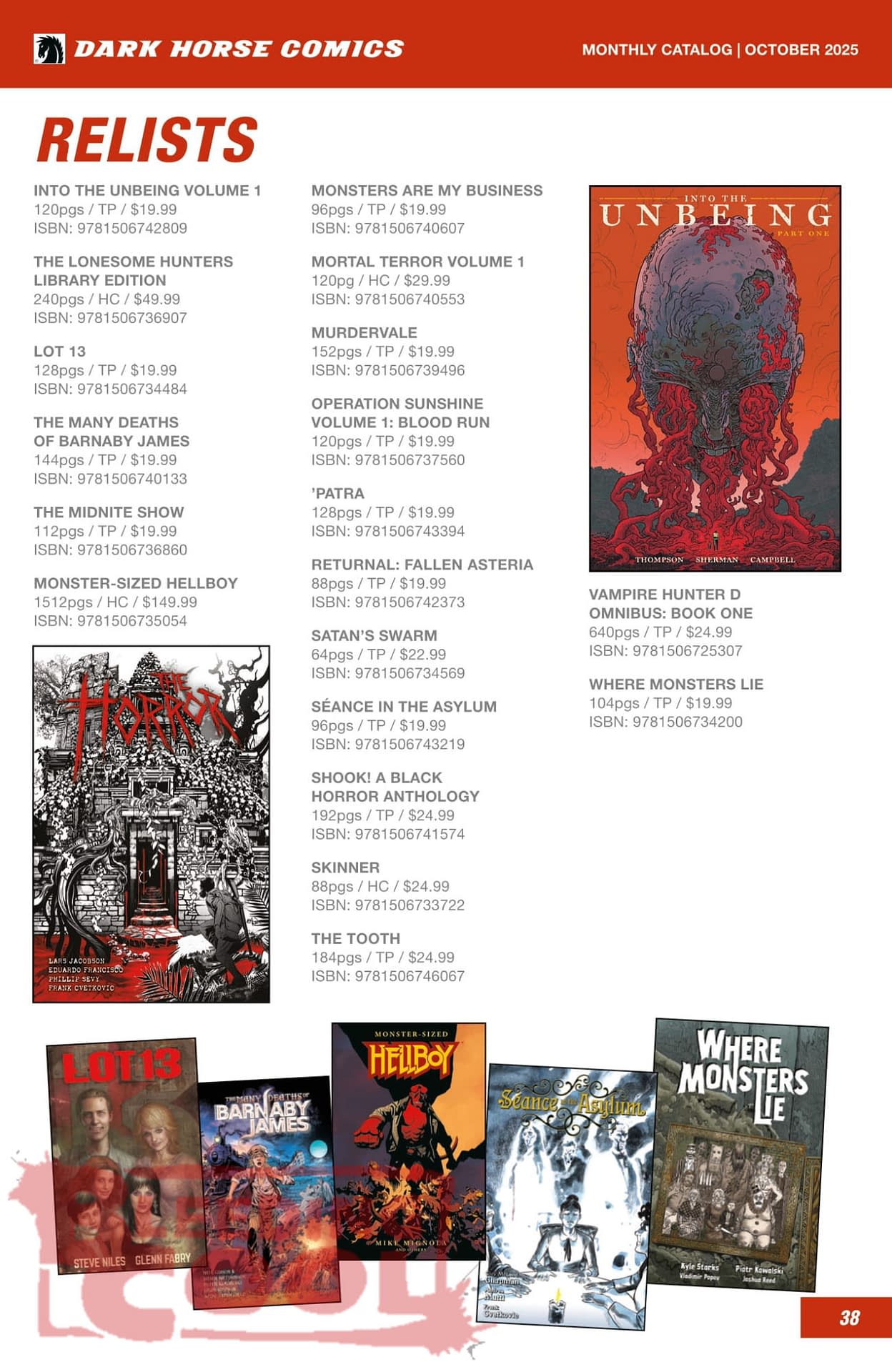 Dark Horse Comics December 2025 Solicits