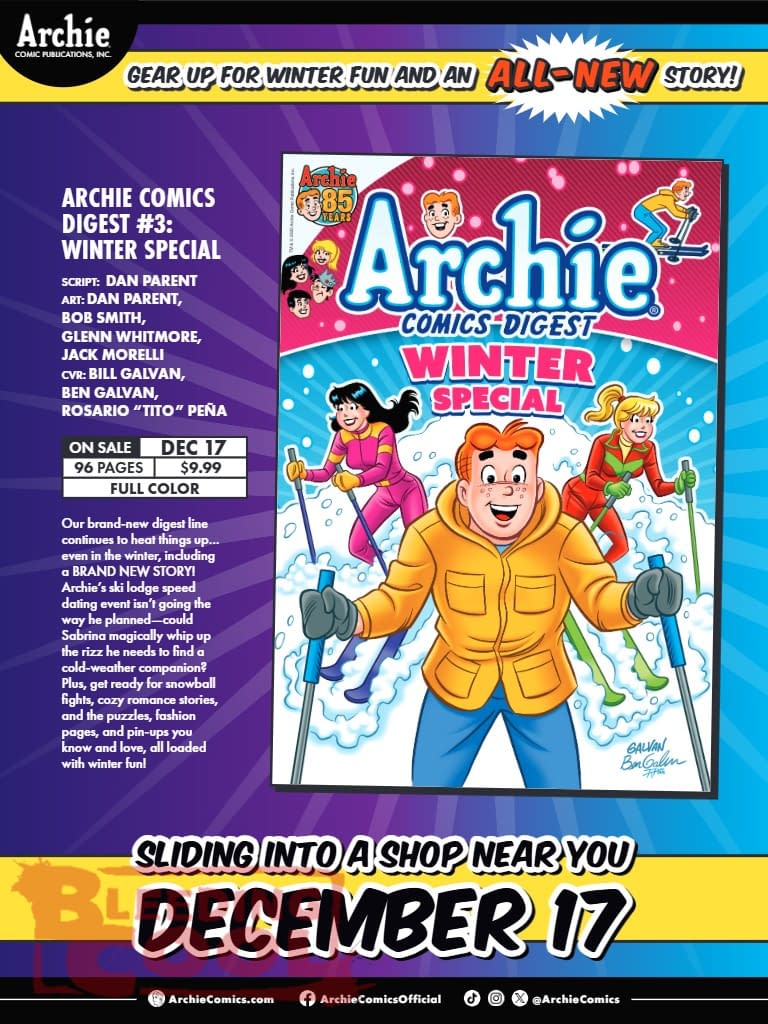 Archie Comics December 2025 Solicits