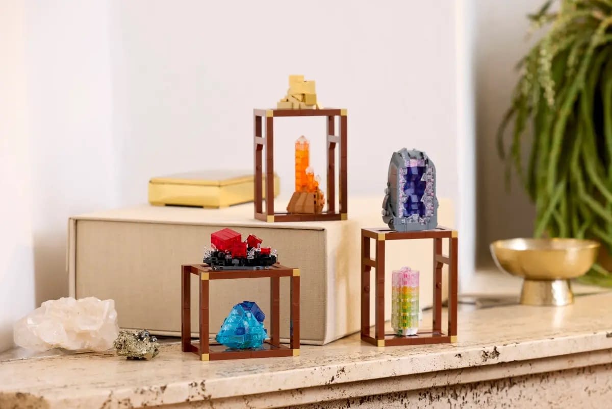 Build Your Own Rocks with the New LEGO Ideas Mineral Collection