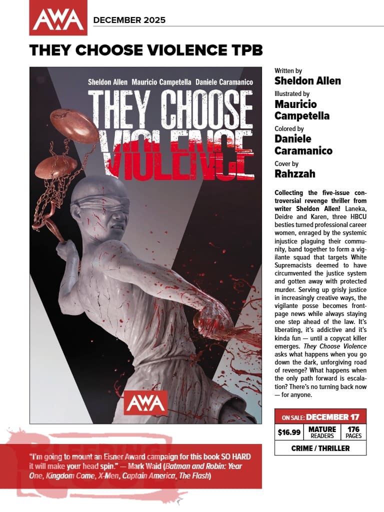 AWA Comics December 2025 Solicits