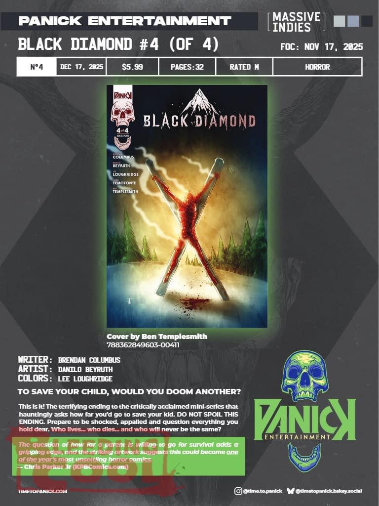 Panick Entertainment December 2025 Solicits
