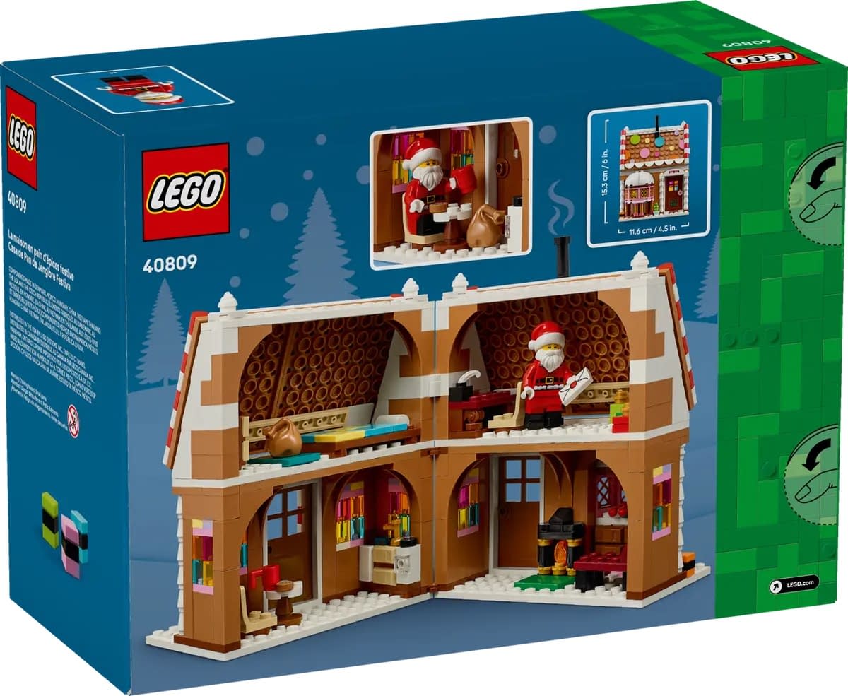 Milk and Cookies Await with LEGO's New Santa Gingerbread House