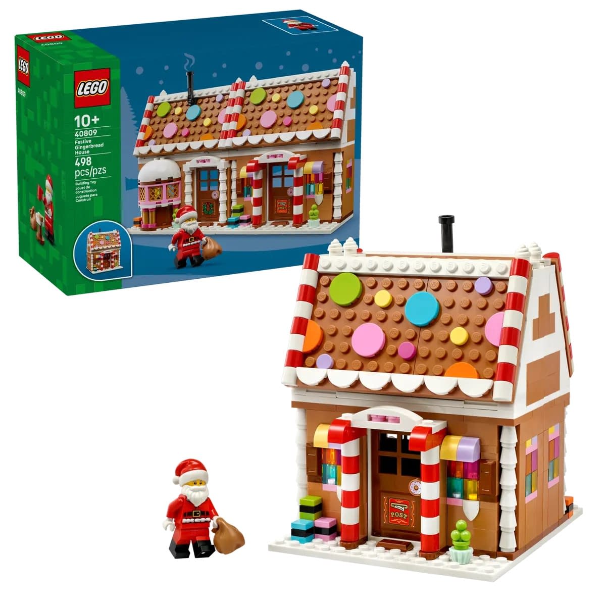 Milk and Cookies Await with LEGO's New Santa Gingerbread House