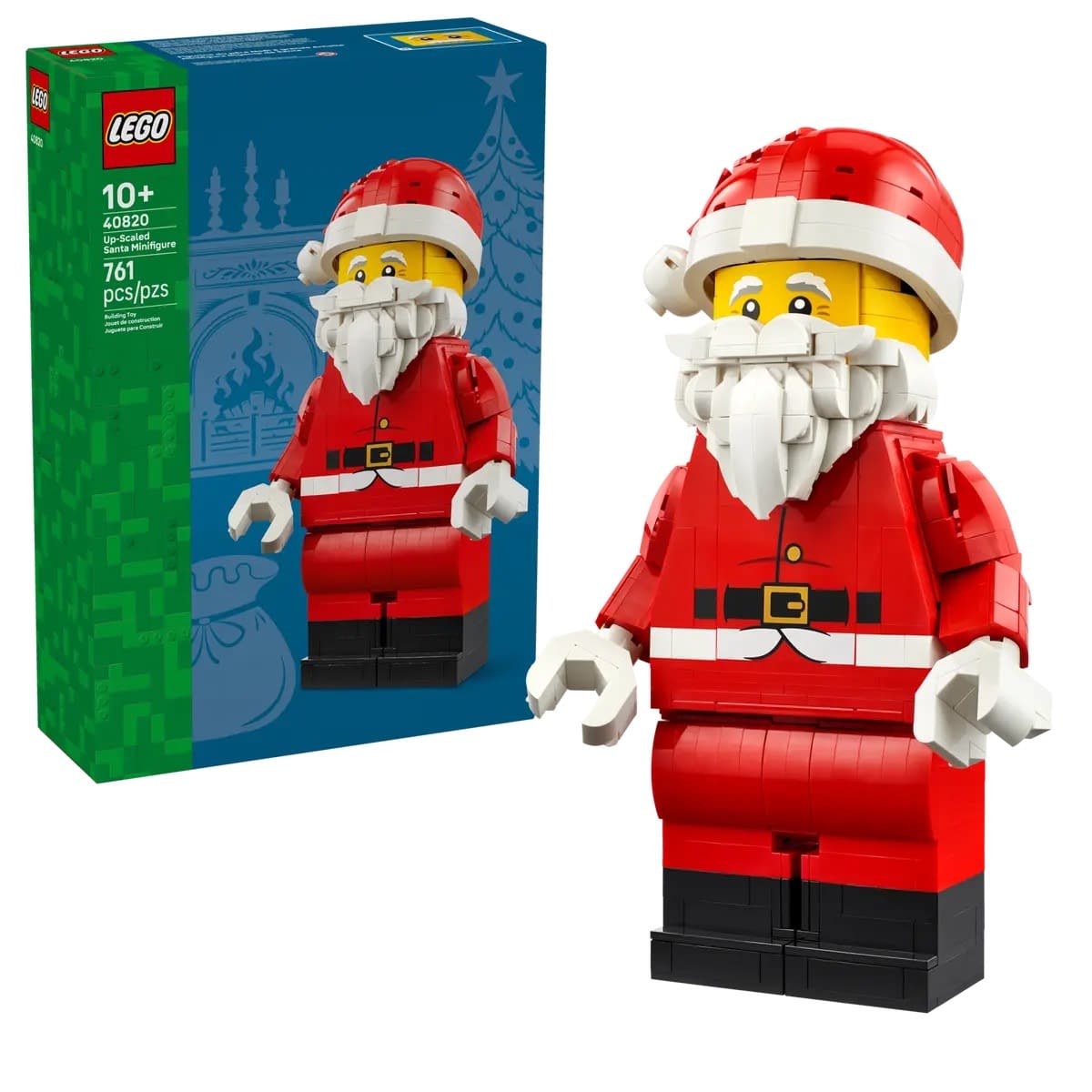 ジャンボフィグ サンタクロース LEGO Gets Festive Early with New Up-Scaled Santa Minifigure Set