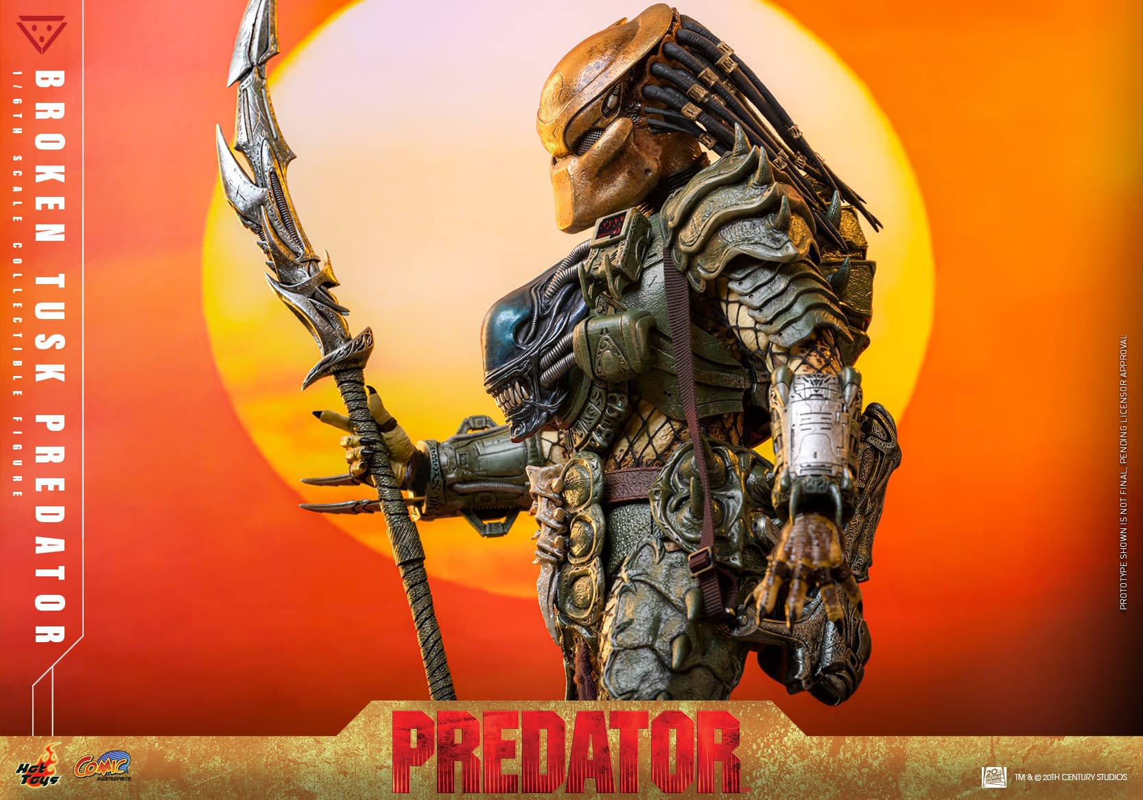 Hot Toys Debuts New Aliens Vs. Predator Broken Tusk 1/6 Scale Figure 