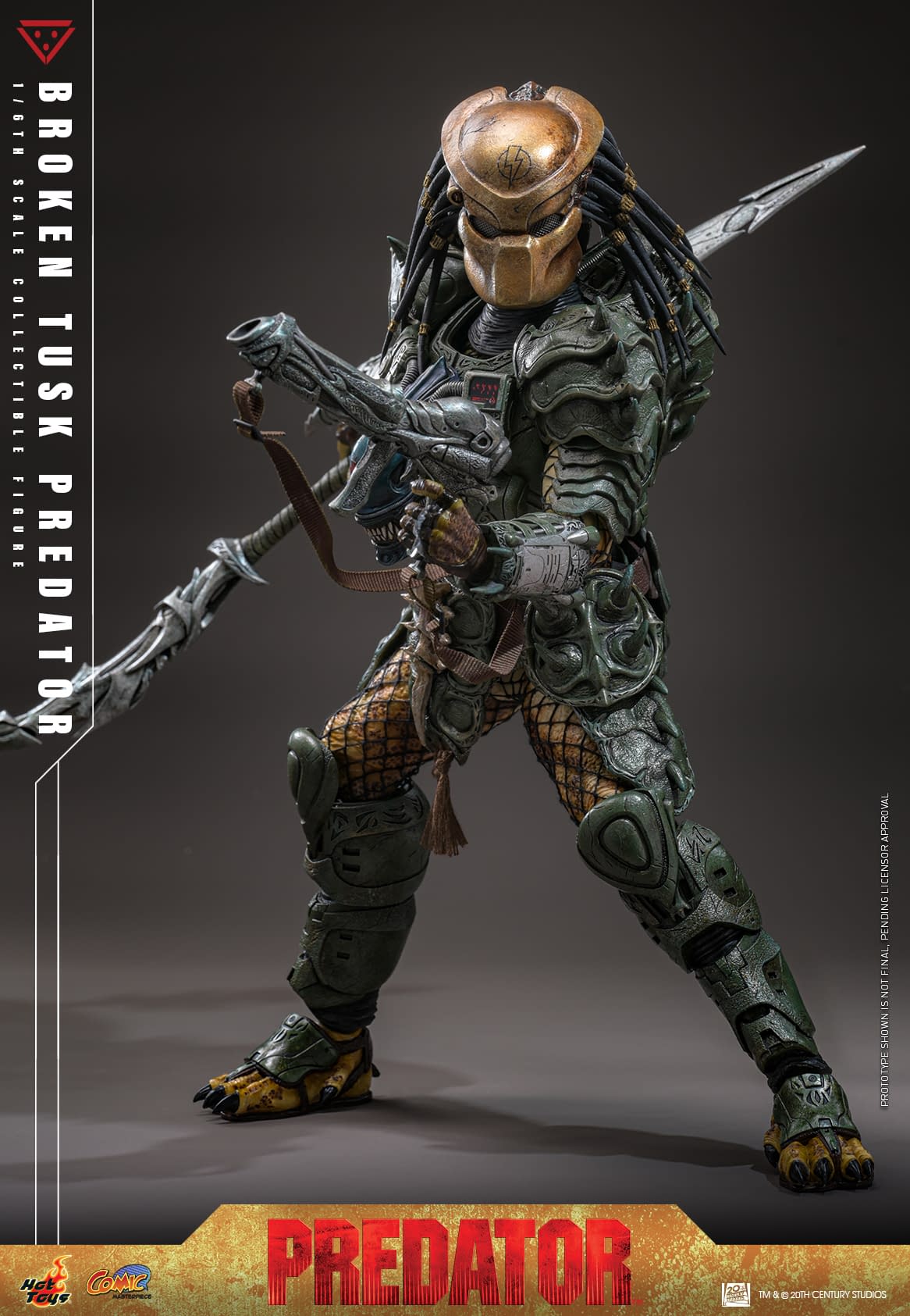 Hot Toys Debuts New Aliens Vs. Predator Broken Tusk 1/6 Scale Figure 