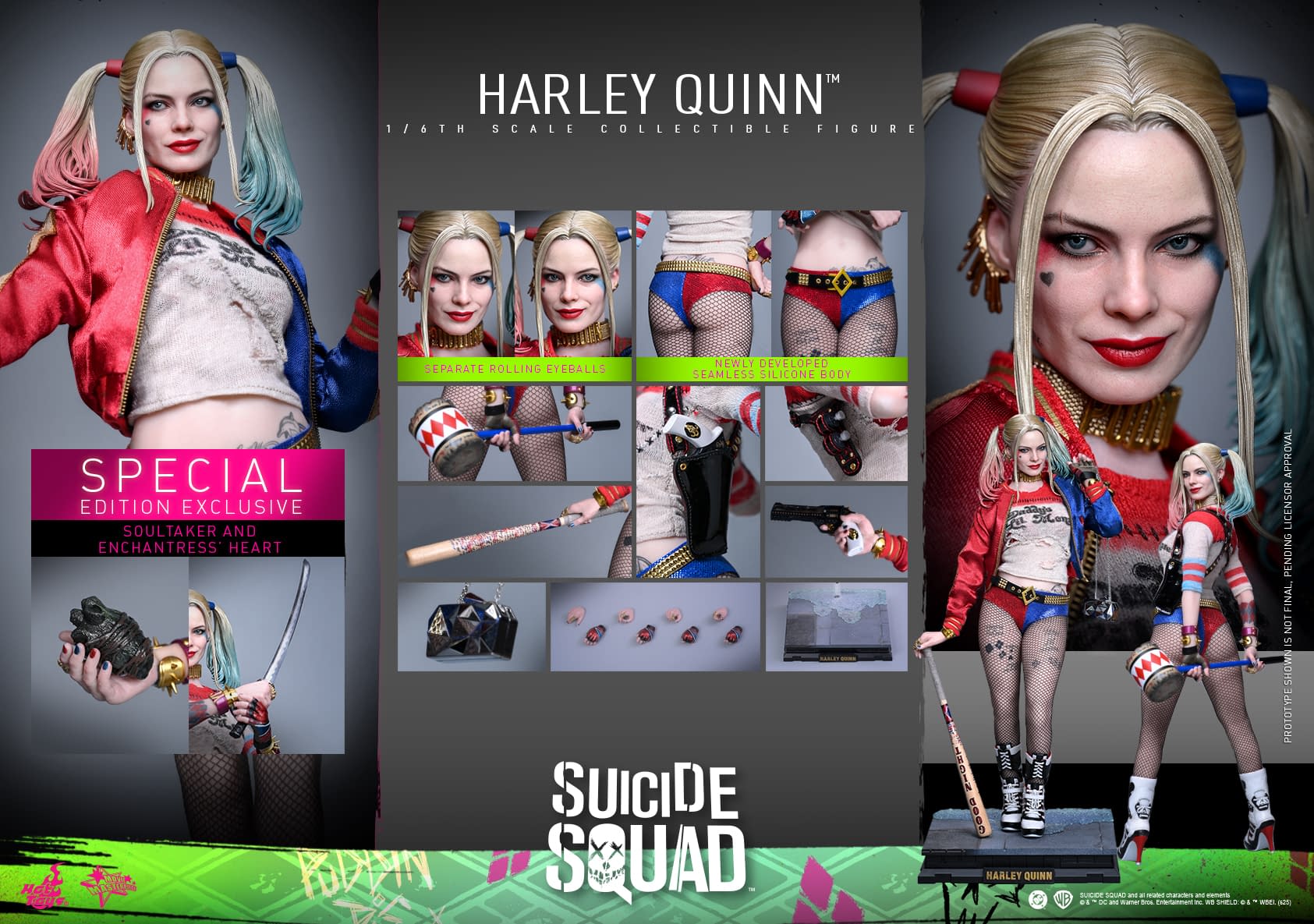 Harley Quinn Saves the Days with new Hot Toys Suicide Squad Release