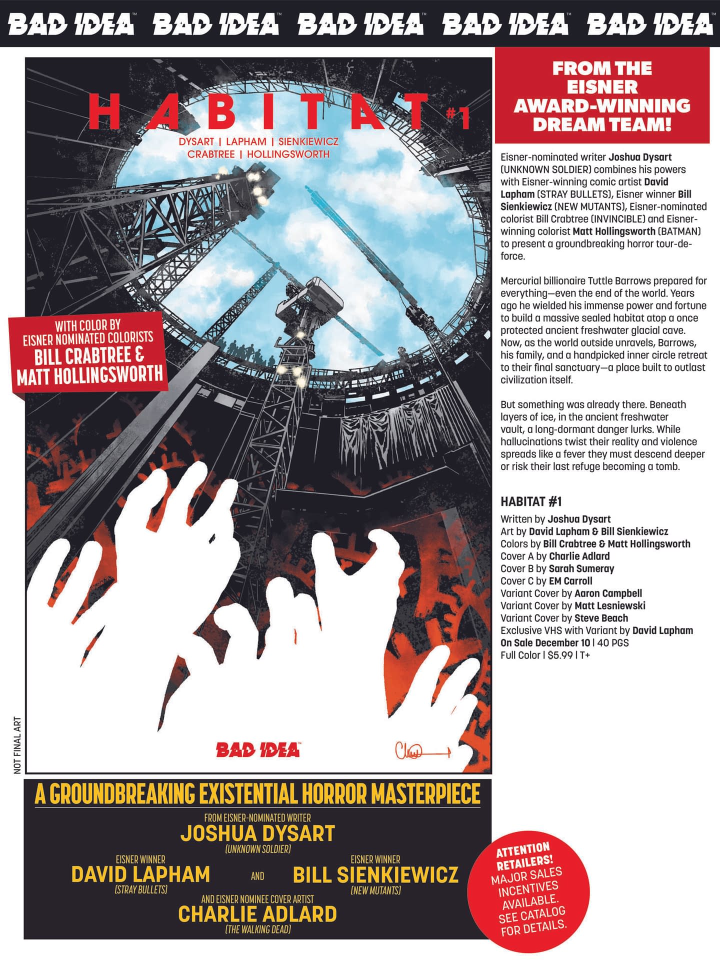 Bad Idea Comics December 2025 Solicits