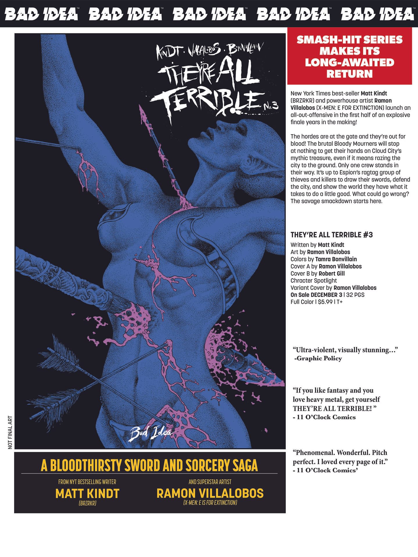 Bad Idea Comics December 2025 Solicits