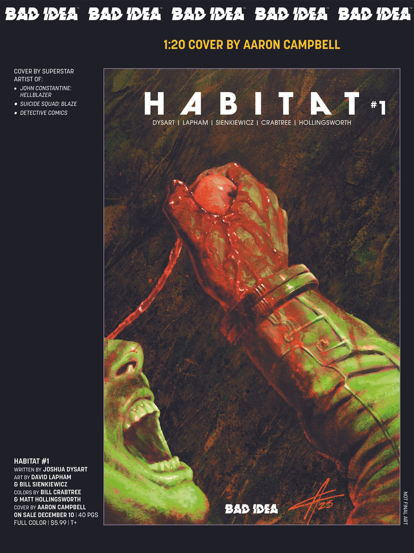 Bad Idea Comics December 2025 Solicits