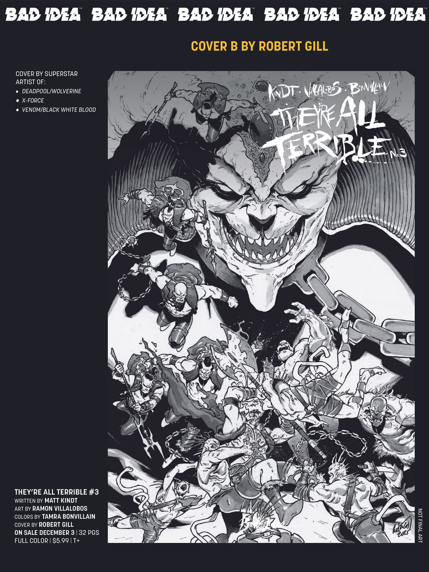 Bad Idea Comics December 2025 Solicits