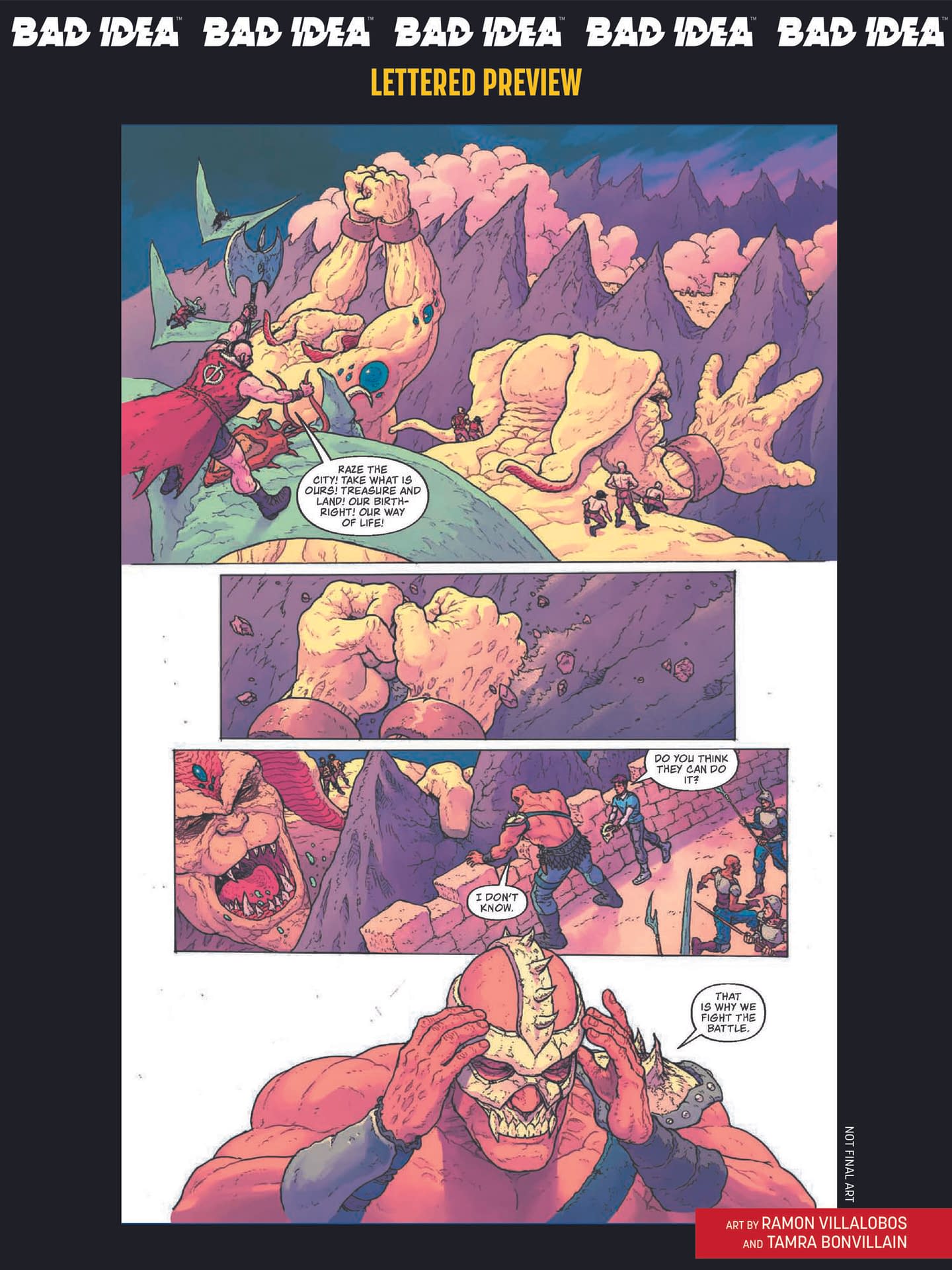 Bad Idea Comics December 2025 Solicits